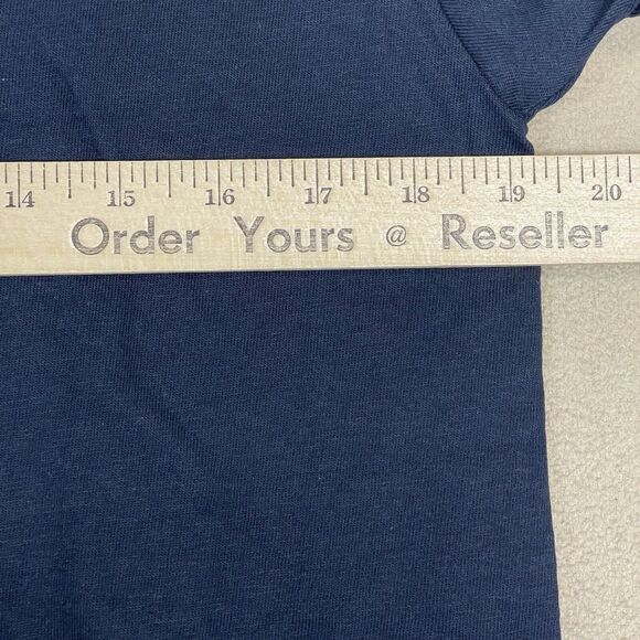 Supreme T Shirt Mens Medium Navy Blue Short Sleeve Crew Neck‎ Pre Shrunk Cotton - Picture 4 of 8